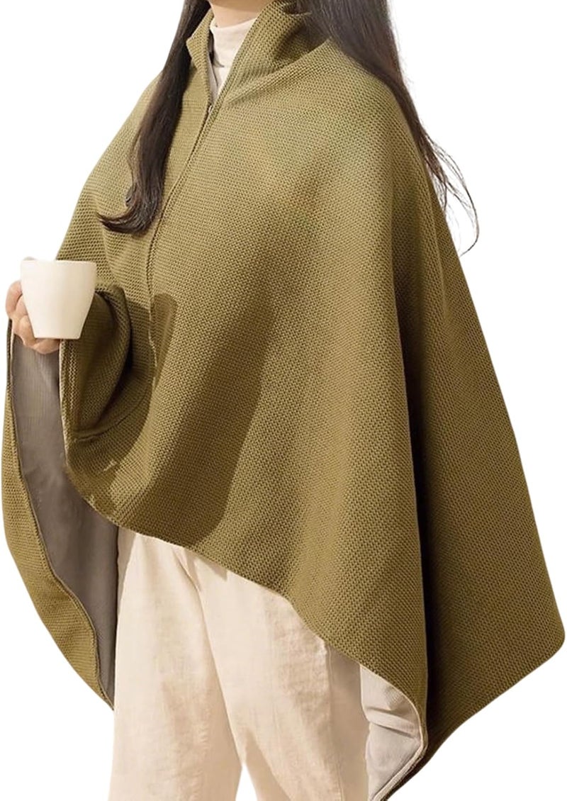 Wearable Electric Blanket | Quick Heating Folding Shawl, Portable Thermal Blanket – for Travel Use Winter Car Night Outdoor Office Bedroom - Image 1
