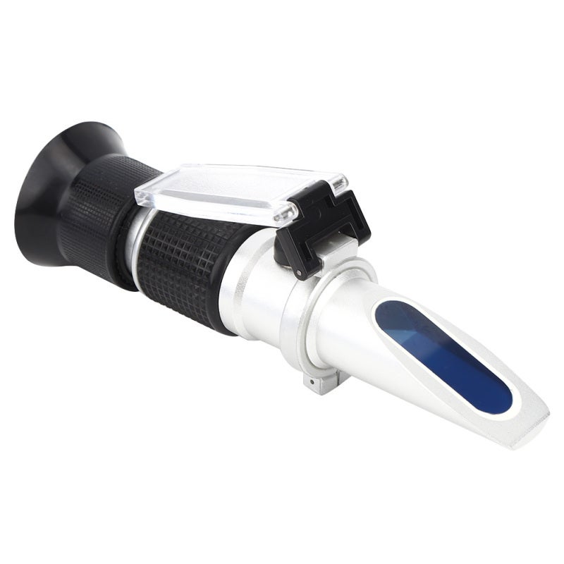 Refractometer: Brix Tester With Automatic Temperature Compensation, High Accuracy - Sturdy Portable Design, Concentration Meter for Liquid Sugar Test, Home & Professional Use - Image 4