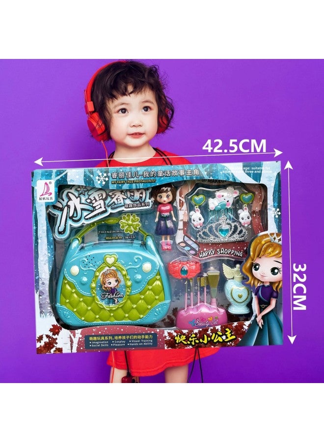 Stall Agency Enrollment Gift Box Children's Simulation Kitchen Play House Toys Dress Up Accessories Set Girls Toys-Specifications:811-205 Small Kitchen With Lighting And Sound Effects 【random Color】 - Image 3