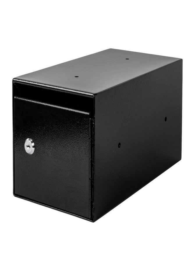 EIENHOSHI Steel Cash Drop Box, Money Safe Deposit Box with Tamper-Proof Slot, Mountable Money Drop Box for Hotels, Apartments - Image 1