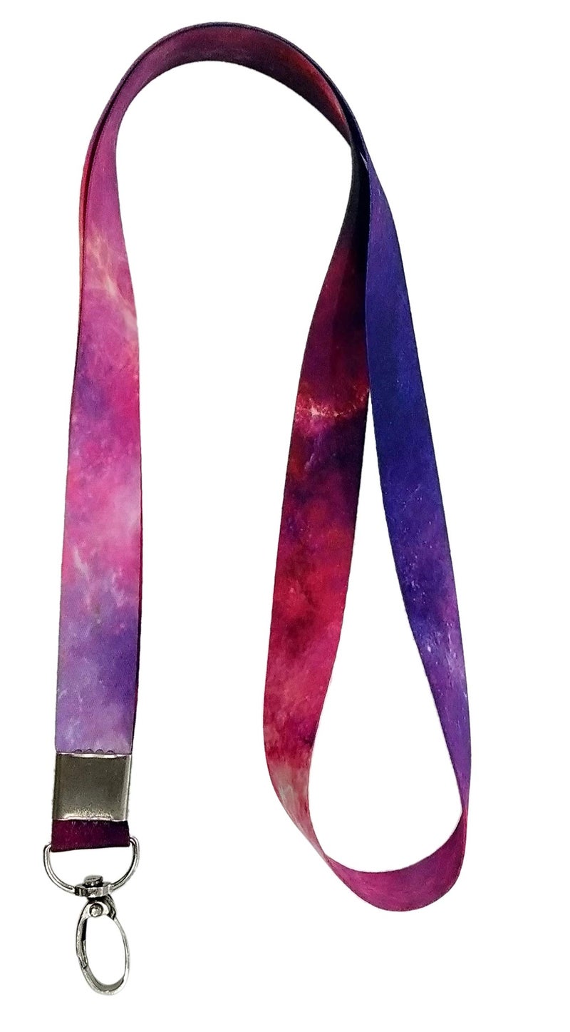 AccuPrints Multi Color Pattern Themed Lanyard for ID Card - Image 1