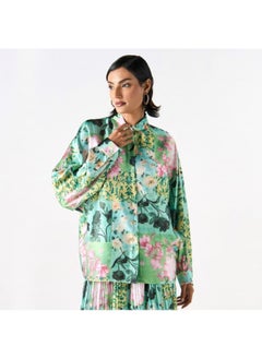 2Xtremz 2Xtremz All-Over Floral Print Shirt with Long Sleeves  - Image 4