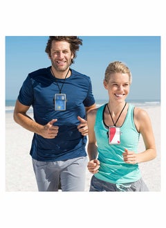 Excefore Waterproof Case ID Card Badge Holder 3 Pieces Floating Sports Case Locker with Hanging Ring and Rope for ID Card Credit Card and Other Small Items Locker Supplies  - Image 3