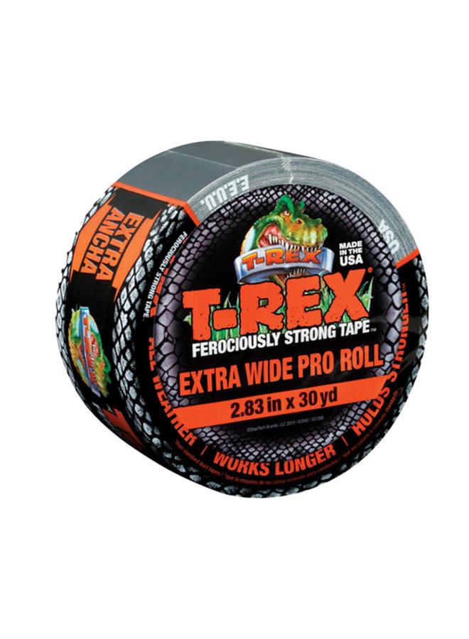 T-Rex Extra Wide Pro Roll Duct Tape Black 2.83inch x 30yard - Image 1