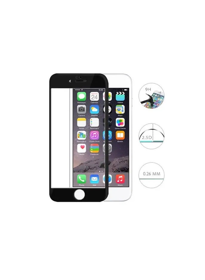 devia iPhone 8 / 7 Plus Anti-Glare Full Screen Tempered Glass 0.26mm / Fingerprint Resistant / Anti-Reflective Design / Ultra-Thin / Anti-Glare / Tempered Glass - Black