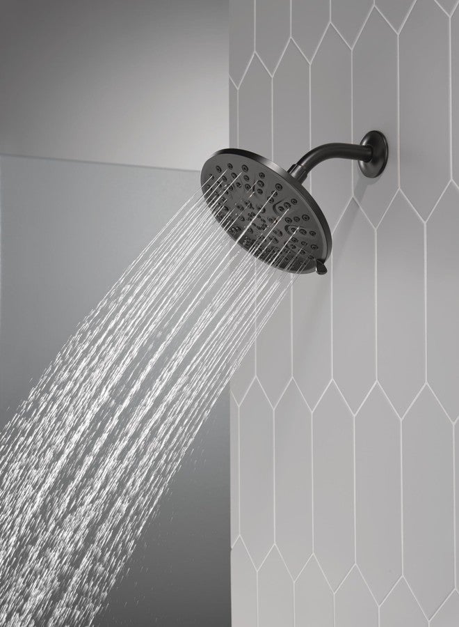 Delta 75617 Universal Showering Components 1.75 GPM Multi Function Shower Head - Matte Black - Image 2