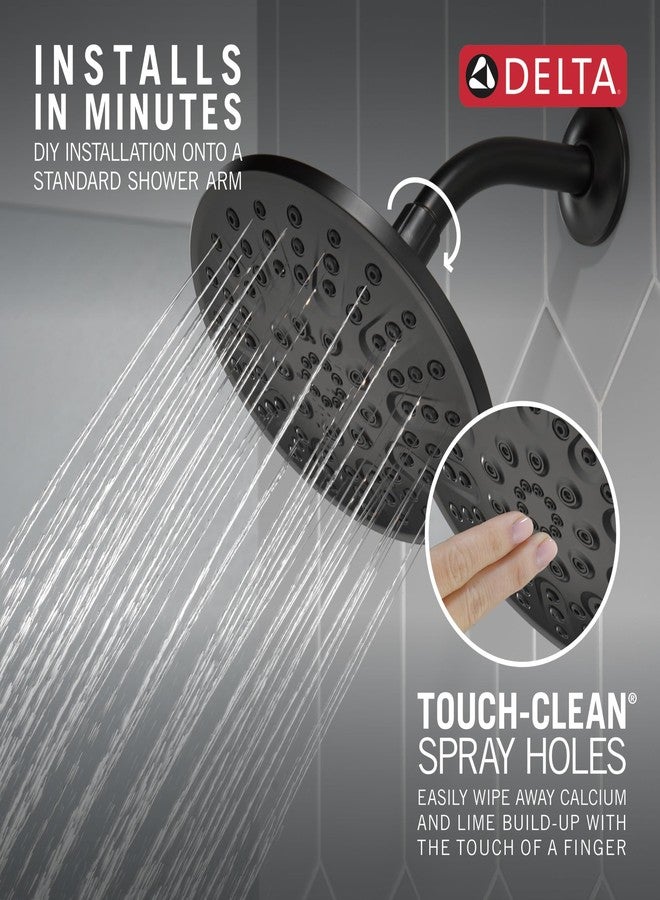 Delta 75617 Universal Showering Components 1.75 GPM Multi Function Shower Head - Matte Black - Image 4