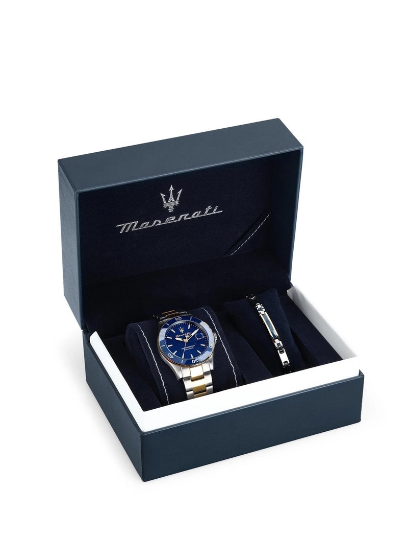 Maserati Men’s Competizione Quartz Blue Dial Stainless Steel SET Watch R8873600007- 43mm  - Image 5