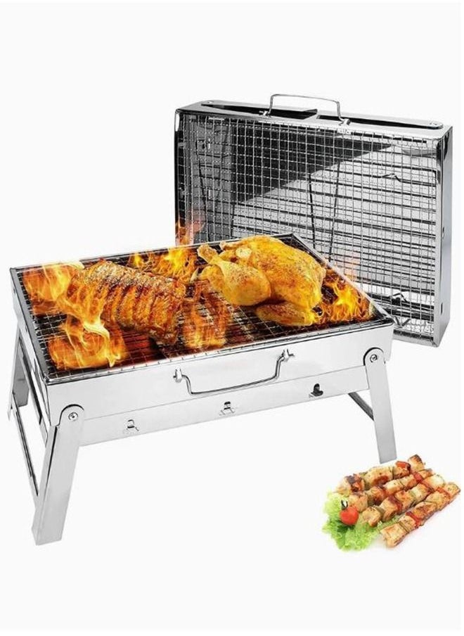 Stainless Barbecue Grill, Portable Outdoor BBQ Grill, Charcoal Barbecue Table,Foldable Premium BBQ Grillfor Camping, Hiking, Picnics, Camping - pzsku/Z9CB17D3655FBE4FBC52FZ/45/_/1692607434/4fa0761a-a7ca-4569-9e3b-9bfe1844dfd2