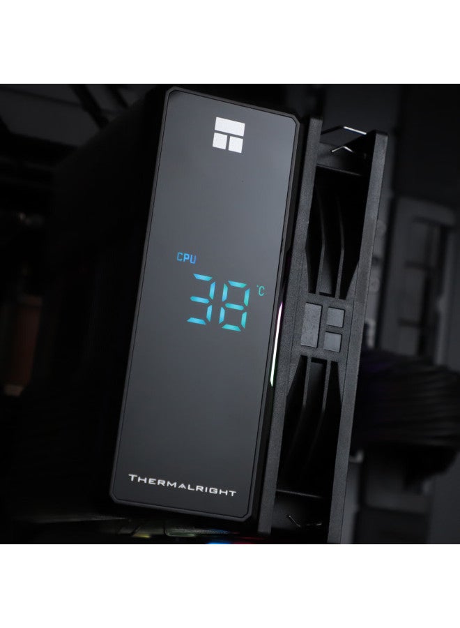 Thermalright Assassin X 120 R Digital Argb Black, Digital Display Screen, Cpu Air Cooler, Ax120 R Digital Argb Black - Image 2