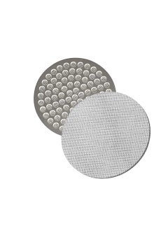 Beauenty Liying 2Pcs 58mm Espresso Puck Screen - Food-grade 316 Stainless Steel Espresso Filter - 0.8mm Thickness - Reusable Espresso Screen Filter Mesh for Espresso Portafilter  - Image 1