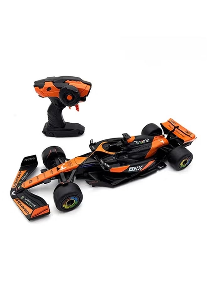RW McLaren MCL38 Formula 1 Remote Control Car 1:14 Scale 2.4GHz RC Racing Car with Lights, Rechargeable Battery, High-Speed Performance, Official F1 Style Design for Kids 6+ - Image 1