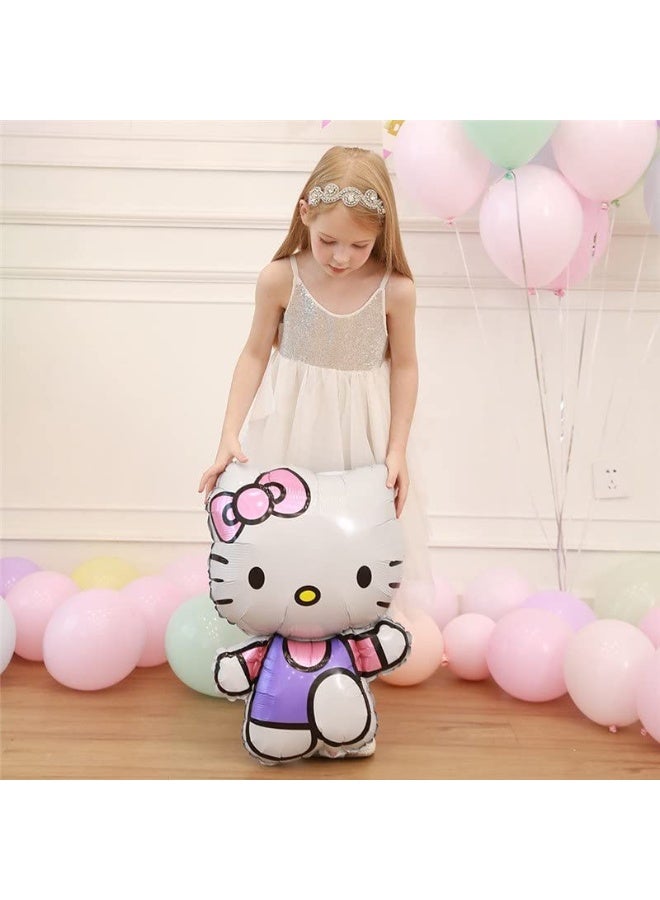 هالو كيتي ديكور حفلة موضوع الحفلة مجموعة بالونات للأطفال - Image 3