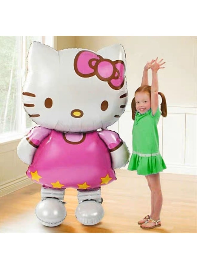 هالو كيتي ديكور حفلة موضوع الحفلة مجموعة بالونات للأطفال - Image 2
