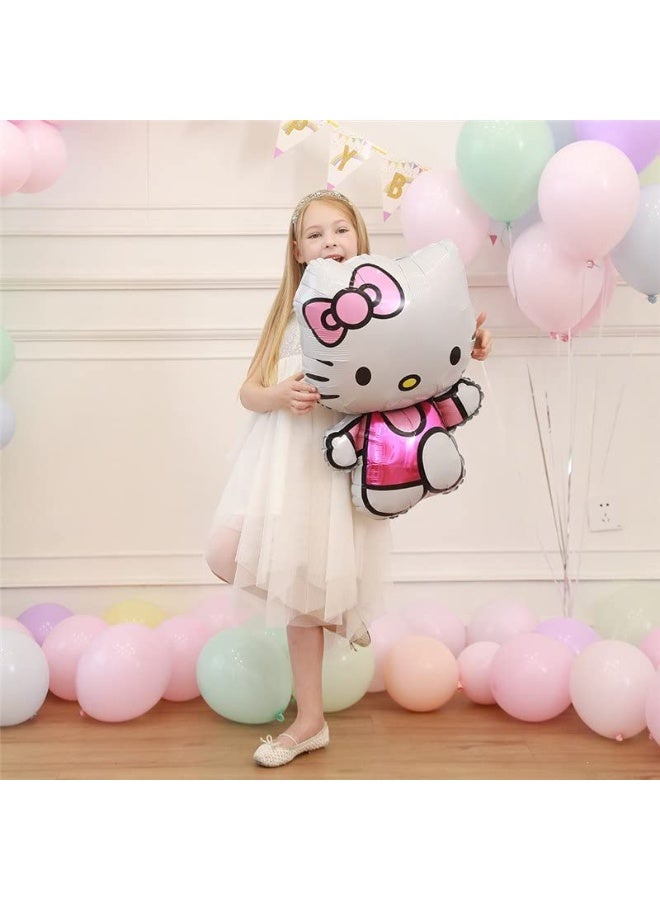هالو كيتي ديكور حفلة موضوع الحفلة مجموعة بالونات للأطفال - Image 4