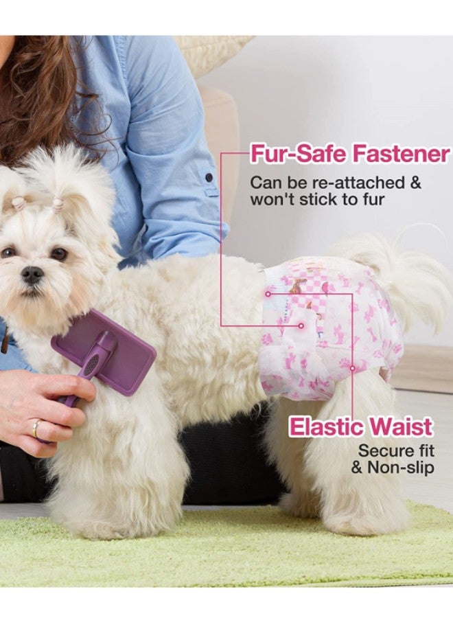 Generic Disposable Pet Diapers for Female Dogs,Waist Full Wrapped Super Absorbent Leak-Proof Female Puppy Diapers(10 pieces/pack)  - Image 3