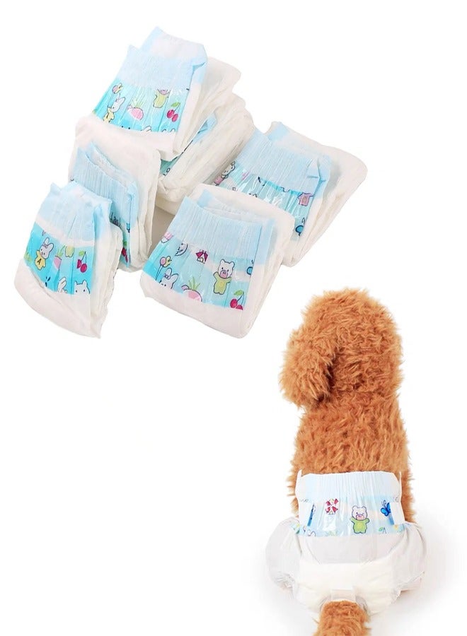 Generic Disposable Pet Diapers for Female Dogs,Waist Full Wrapped Super Absorbent Leak-Proof Female Puppy Diapers(10 pieces/pack)  - Image 1