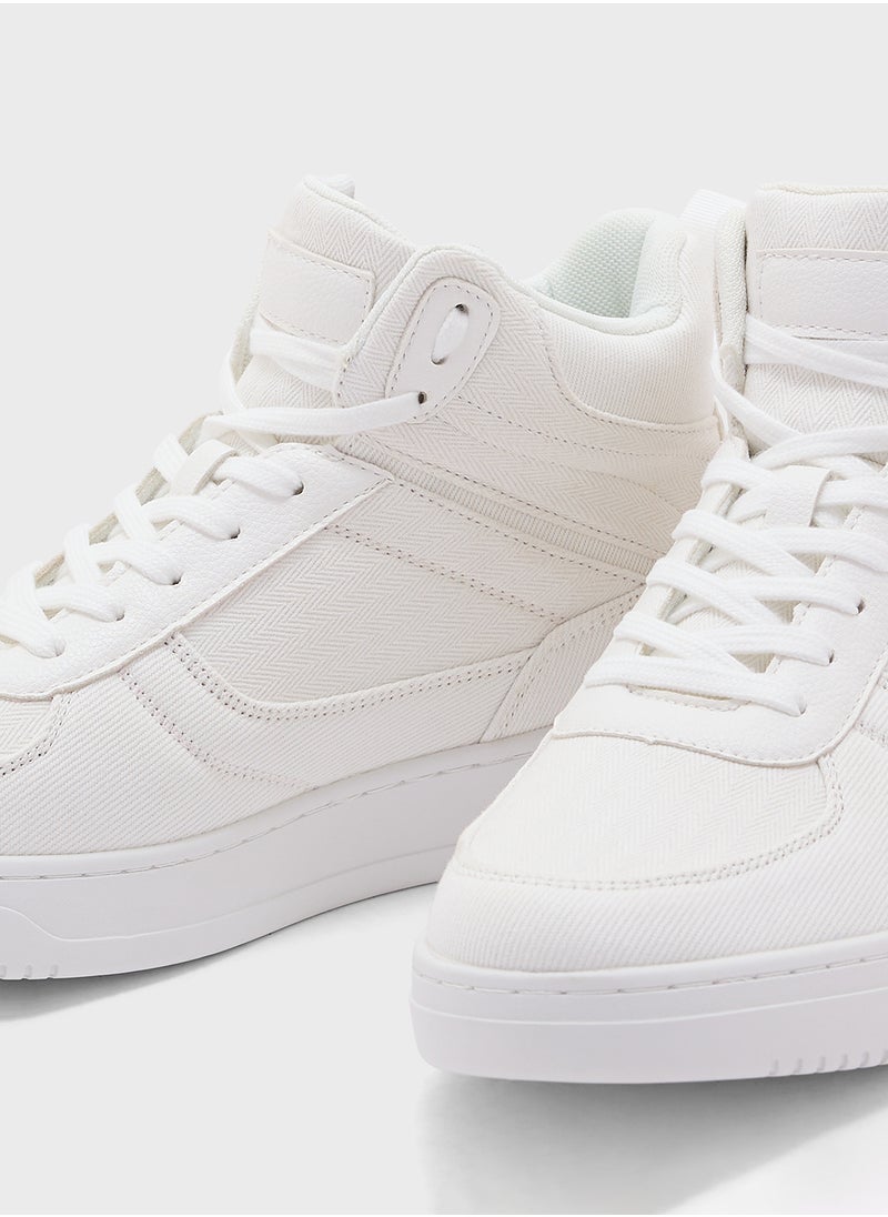 Seventy Five Denim High Top Streetwear Sneakers  - Image 4