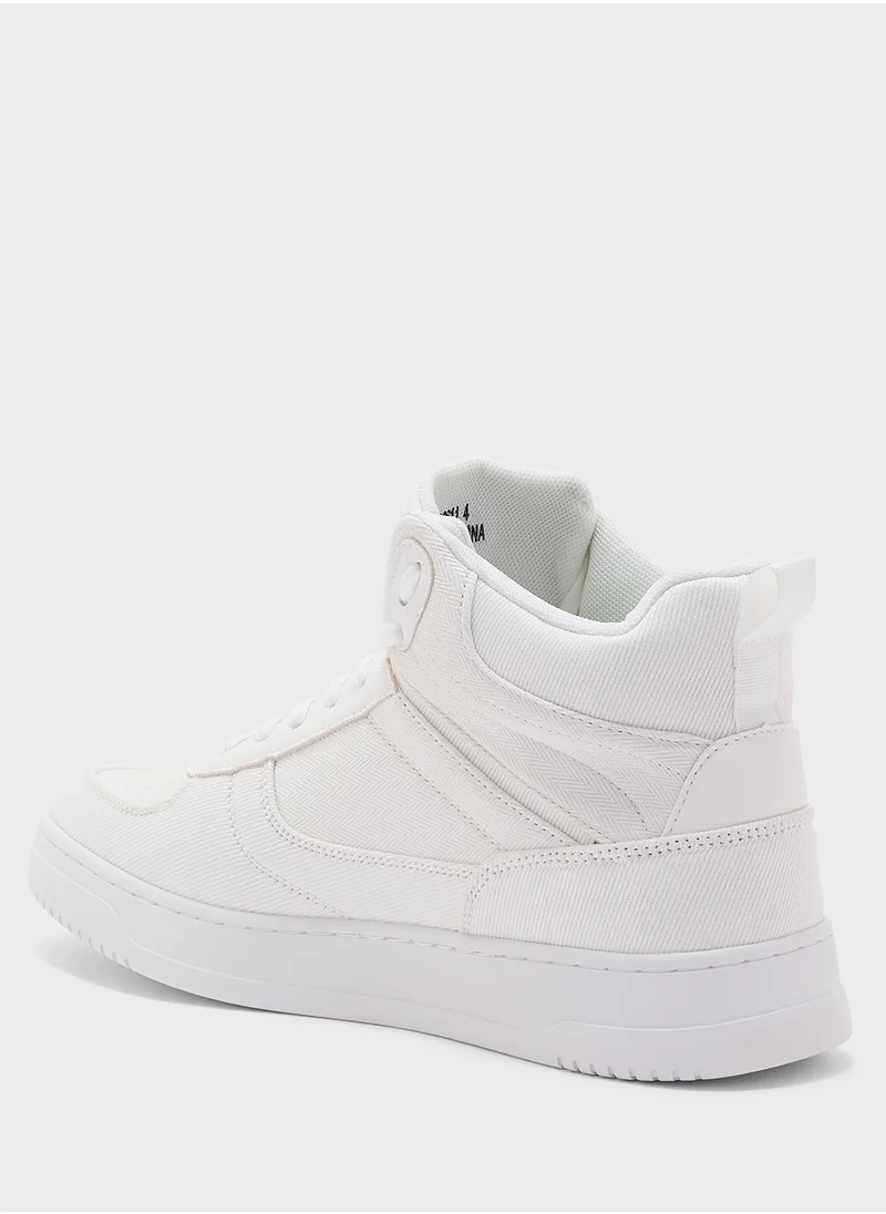 سفنتي فايف Denim High Top Streetwear Sneakers