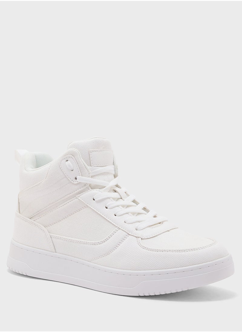 Seventy Five Denim High Top Streetwear Sneakers  - Image 2