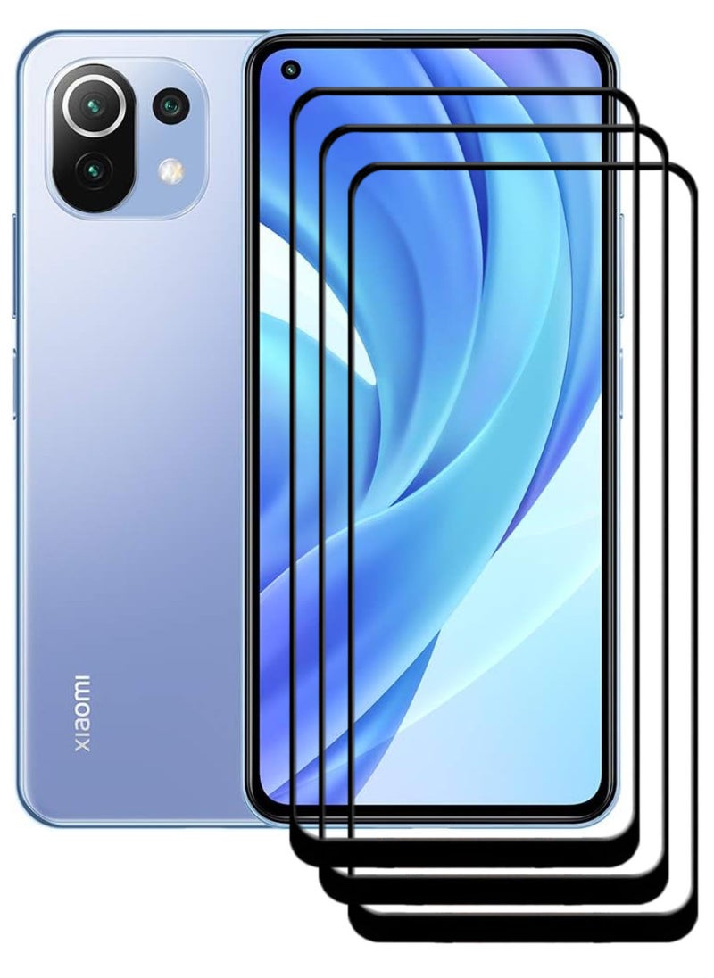 ACLIX 3 Pieces Antistatic ESD Dustproof Premium Quality High Definition Tempered Glass Screen Protector Designed For Xiaomi Mi 11 Lite - Image 1