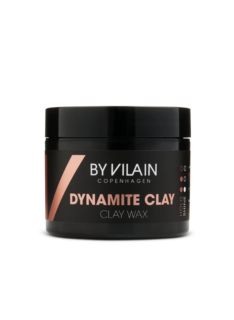 By Vilain By Vilain Dynamite Clay - Professional Hair Styling Wax Super Strong Hold, Matte Finish For All Hair Types Molding Sculpting Pomade Easy to Style for Fullness & Texture Smoothing & Slick Paste 65ml  - Image 1
