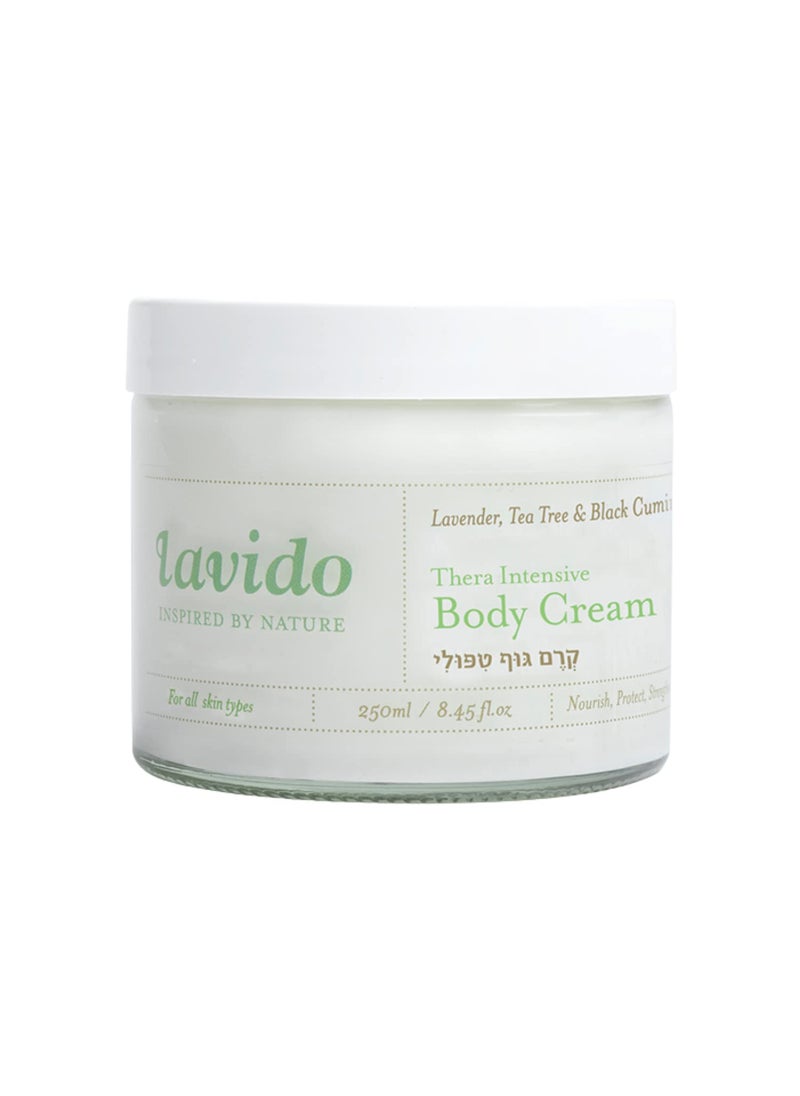 Lavido Lavido  Natural Thera Intensive Body Cream  Replenish Nourish  Protect Dry Sensitive Skin 845 oz  250 ml 