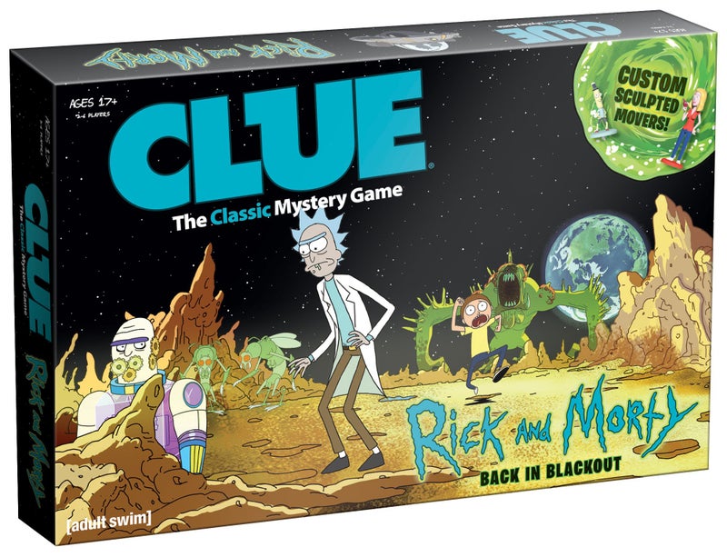 USAopoly CLUE Rick and Morty Featuring Characters from The Adult Swim TV Show Rick Morty Collectible Clue Board Game Perfect for Rick Morty Fans - Image 2