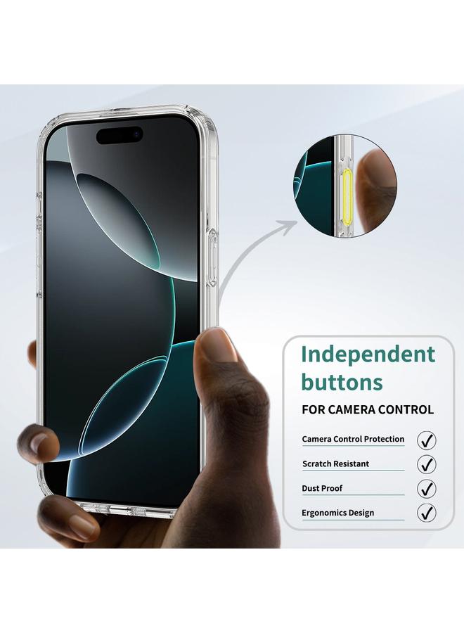 S-TOP Case For iPhone 16 Pro Max Camera Control Button Integrated MagSafe Clear Phone Case - Image 3