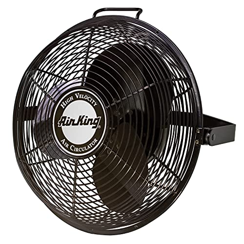 Air King 9314 14-Inch Industrial Grade High Velocity Multi Mount Fan,Black - Image 1