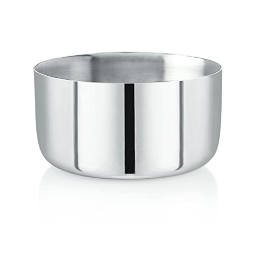 neelam Stainless Steel 6.5, 22 Gauge Sadi 300 ml Vati, Dinner Bowl Katori Serving Vati, Durable Quality, Elegant, Perfect for Serving Snacks, Desserts, and Condiments,Sliver - Image 1