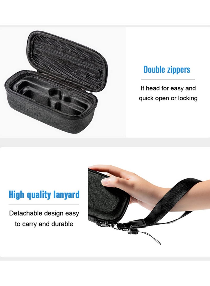 Waterproof PU Carry Case Handbag for DJI Osmo Pocket 2 Gimbal Accessory with Wrist Strap Protective Storage Pouch Travel Organizer Bag - Image 3