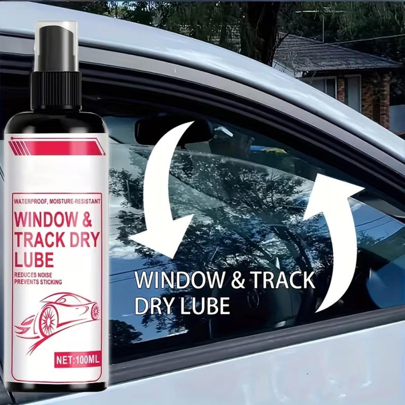 Auto Grease,100ML Noise Reduction Hinge Dry Oil | Waterproof Anti-Moisture Door Hinge Lubricant Spray - for Noise Reduction Stainless Steel Alloy Sliding Tracks Tractor Vehicle - Image 4