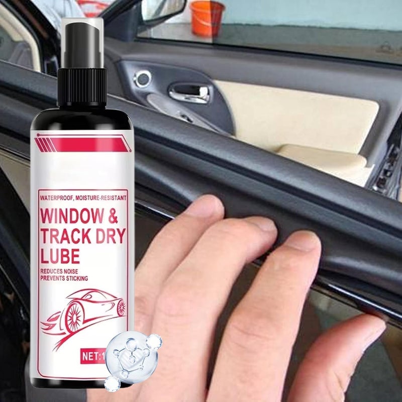 Auto Grease,100ML Noise Reduction Hinge Dry Oil | Waterproof Anti-Moisture Door Hinge Lubricant Spray - for Noise Reduction Stainless Steel Alloy Sliding Tracks Tractor Vehicle - Image 3