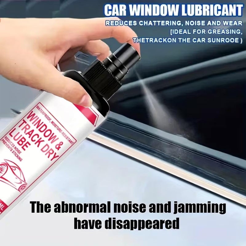 Auto Grease,100ML Noise Reduction Hinge Dry Oil | Waterproof Anti-Moisture Door Hinge Lubricant Spray - for Noise Reduction Stainless Steel Alloy Sliding Tracks Tractor Vehicle - Image 5