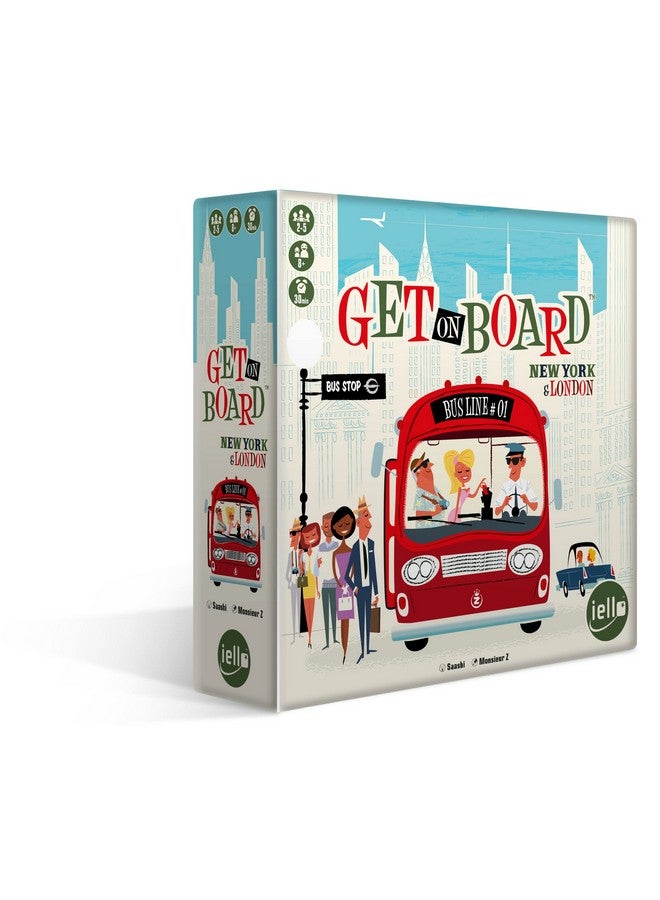 IELLO: Get On Board: New York & London, A Flip & Write Game, Clever & Original, 30 Minute Play Time, 2 to 5 Players, for Ages 8 and Up - Image 5