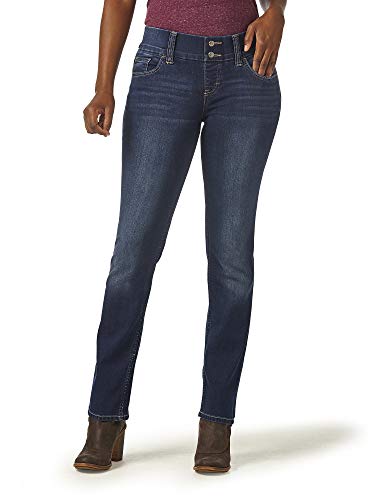 Riders by Lee Indigo Women's Pull-On Waist Smoother Straight-Leg Jean,Polar Drift,8 - Image 4