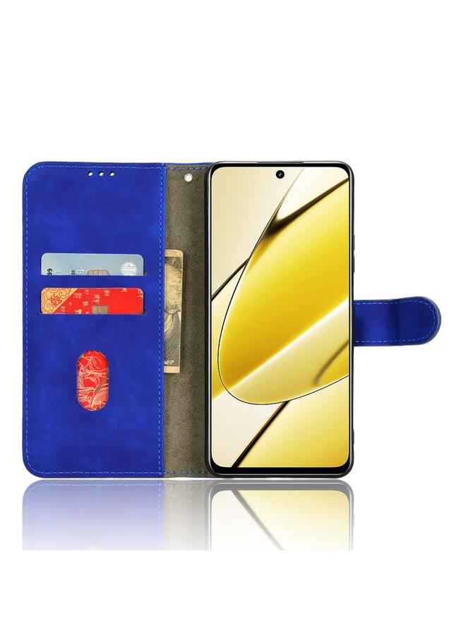 S-TOP Case For Realme 11 5G / 11X 5G Skin Feel Magnetic Flip Leather Phone Case - Image 4