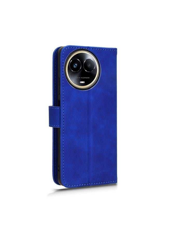 S-TOP Case For Realme 11 5G / 11X 5G Skin Feel Magnetic Flip Leather Phone Case - Image 3