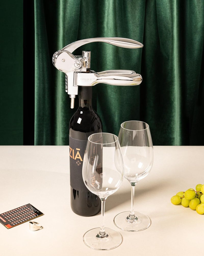 L'Atelier du Vin – Oeno Box Sommelier – Lever Corkscrew - Wine Bottle Ring Drip Stopper - Vintage Pocket guide - Food and wine pairing guide - All you need for tasting - Image 5