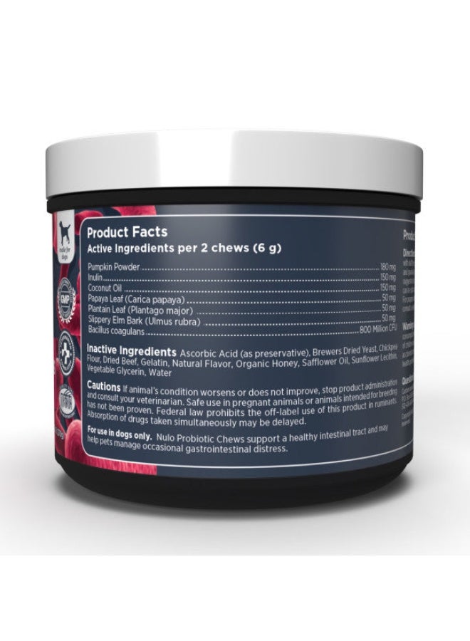 Nulo Probiotic Soft Chew for Dogs - 9.5 OZ Jar - Image 2