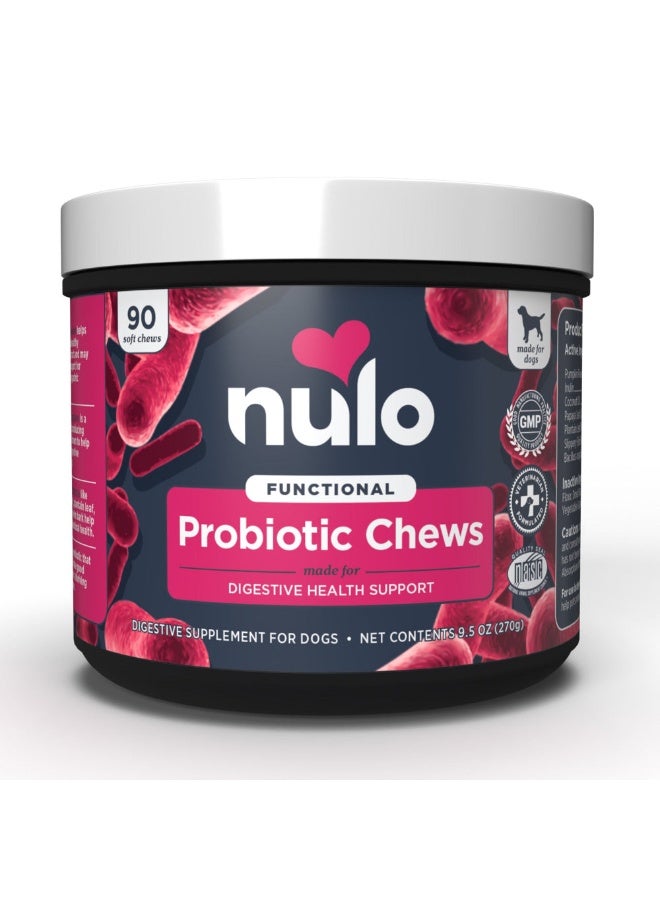 Nulo Probiotic Soft Chew for Dogs - 9.5 OZ Jar - Image 1