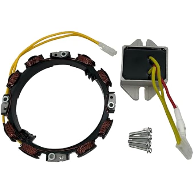Dosens 592830 10-16 Amp Alternator Compatible for Briggs Stratton 96458 691064 393295 845907 394890 797375 393374 691185 S2546 S1742 SST18 X330 Z225 Z425 Z445 GT235 LT166 with 845907 Voltage Regulator - Image 4
