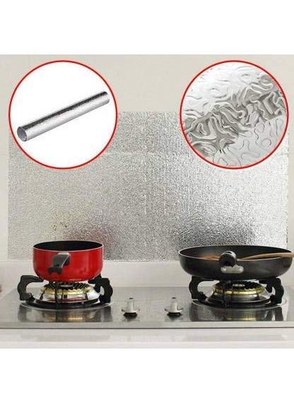 svk dream SVK Dream Waterproof Kitchen Oil-Proof Sticker foil Kitchen Stove Cabinet Stickers self-Adhesive Wallpapers DIY Wall Stickers 30 * 200 CM  - Image 3