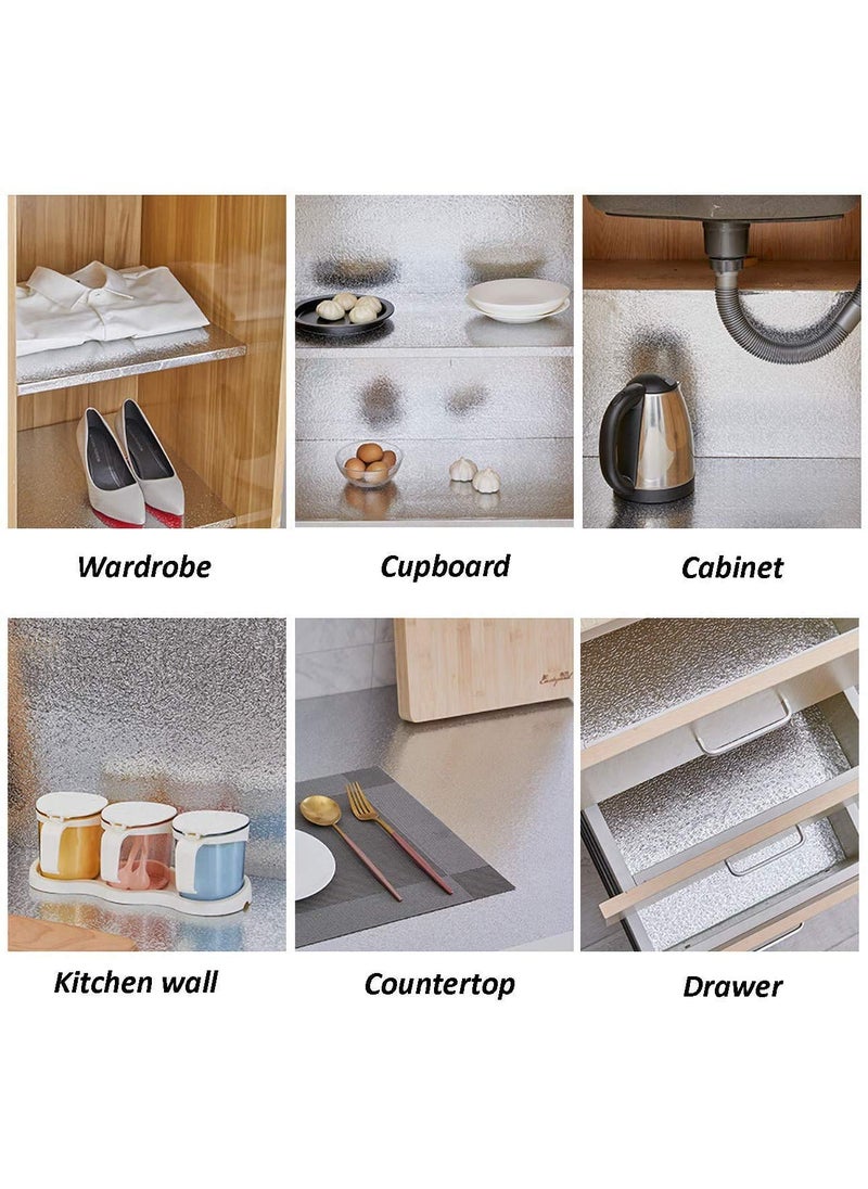 svk dream SVK Dream Waterproof Kitchen Oil-Proof Sticker foil Kitchen Stove Cabinet Stickers self-Adhesive Wallpapers DIY Wall Stickers 30 * 200 CM  - Image 4