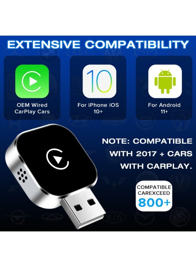 محول CarPlay وAndroid Auto لاسلكي 2 في 1 – إصدار 2025 – يحافظ على تحكم السيارة الأصلي – توصيل مباشر وسهل - Image 4