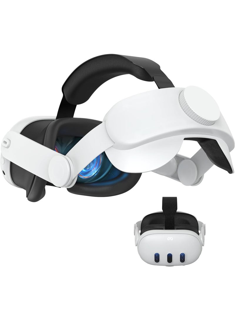 Head Strap Compatible with Oculus Quest 3, Accessories for Meta Quest 3 Adjustable Elite Strap Replacement for Enhanced Comfort Support and Gaming Immersion in VR - Image 1