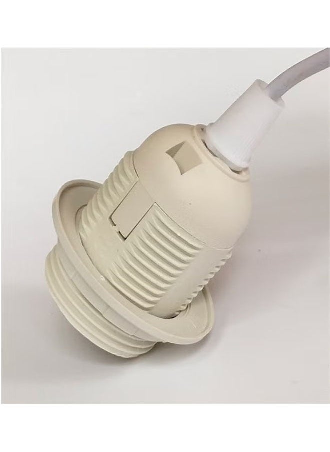Realfrog E27 Lamp Holder Screw Lamp Holder Light Bulb Adapter Pendant Socket Switch power cord  - Image 4