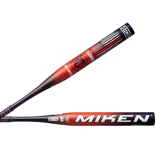 Miken 2025 Heroes Fire Rescue Tribute Slowpitch Softball Bat USSSA Balanced 1Piece 13 Barrel 26 oz - Image 1