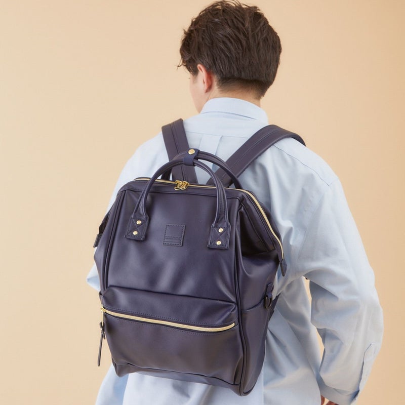 Japanese Lotte Backpack Mouth Gold Leather Travel Backpack Women'S Bag Student Bag Bags Middle Ages Backpack - Image 4